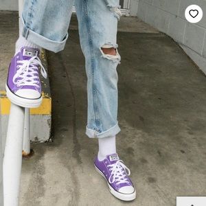 Purple Low Top Chuck Taylor